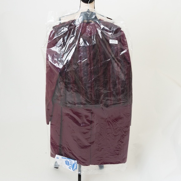 Faux fur collarless longer length jacket coat Iman XL - Picture 16 of 16